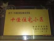 2012年2月9日，許昌建業(yè)帕拉帝奧被許昌市委市人民政府評為十佳住宅小區(qū)。